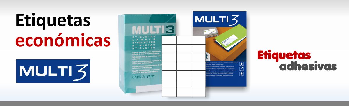 Tu etiqueta Multi3 Din A4, economica